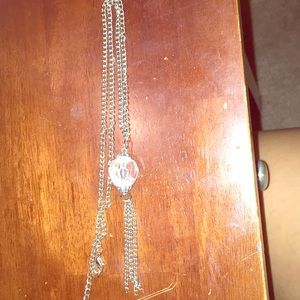 Chain crystal necklace